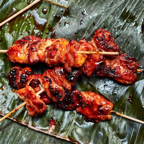hiraw na manok|Chicken Barbecue, Filipino.
